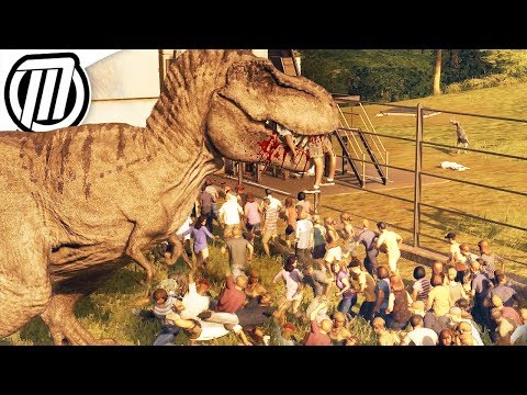 Jurassic World Evolution: T-REX Escape - Dino Rampage & Park Destruction - UCDROnOVjS6VpxgAK6-HpzAQ