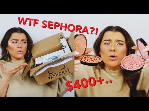 $400+ SEPHORA HAUL FAIL! DID I EVEN LIKE ANYTHING!? BROKEN & MISSING ITEMS?! | Rachel Leary - UC-Um2u0Agv8Q-OhjO6FZk1g