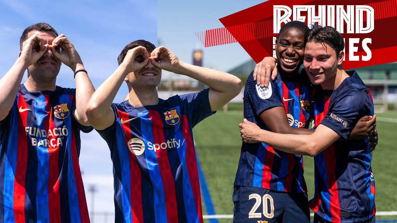 Behind the Scenes I SURPRISEEEEE😲! Our players surprise Barça Genuine 🫶