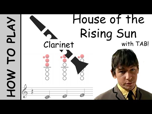 House of the Rising Sun Clarinet Sheet Music