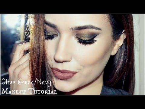 Makeup Tutorial | Navy/Olive Smokey Eye - UC-1-zPmT368J8JRbsK_1keA