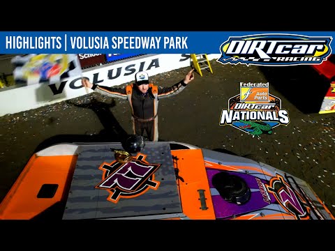 DIRTcar UMP Modifieds | DIRTcar Nationals | Volusia Speedway Park | February 7, 2025 | HIGHLIGHTS - dirt track racing video image