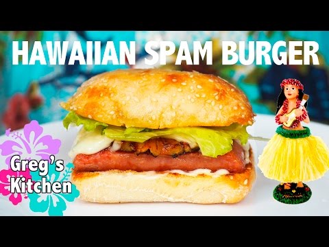 HAWAIIAN SPAM BURGER RECIPE - Greg's Kitchen - UCGXHiIMcPZ9IQNwmJOv12dQ