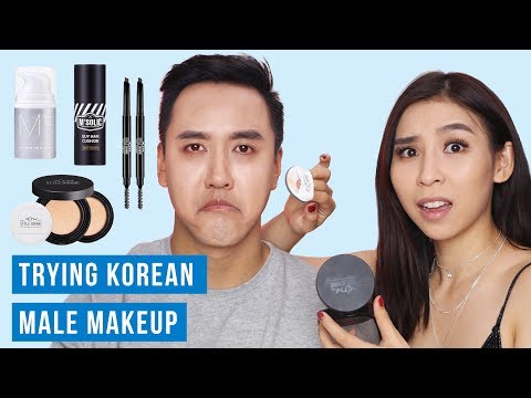 Trying Korean Male Makeup on My Boyfriend  - UC0ng0jJflTuJBBH5DGvr1Pw