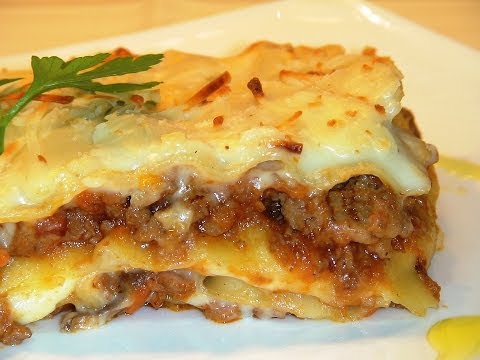 Receta Lasaña de carne con verduras - Recetas de cocina, paso a paso, tutorial - UC5ONfXPjWgqElh0NZaRJ1tg