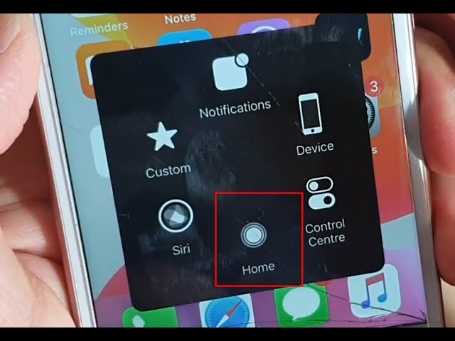 How To Get Home Button On Screen Iphone 7
