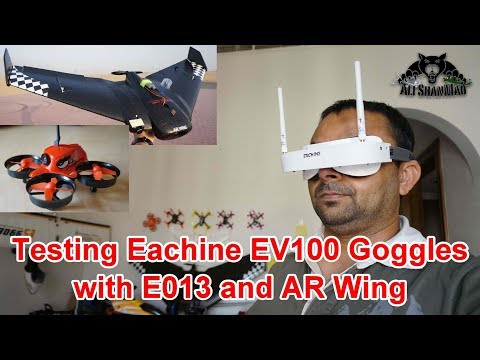 Indoors and Outdoors FPV Testing Eachine EV100 Video Goggles - UCsFctXdFnbeoKpLefdEloEQ