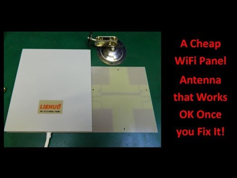A Cheap Wifi Panel Antenna that Works Once You Fix It - UCHqwzhcFOsoFFh33Uy8rAgQ