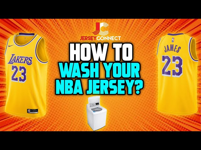 How To Wash An NBA Jersey Without ruining it