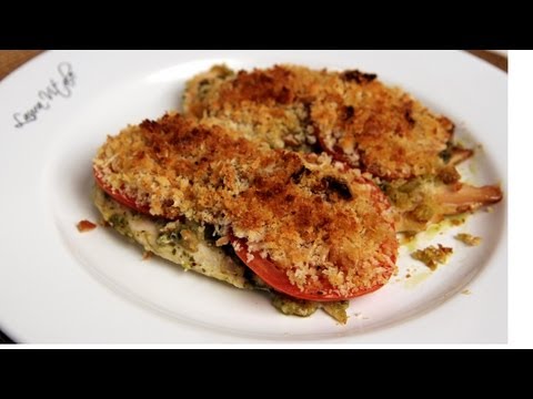 Pesto Baked Chicken Recipe - Laura Vitale - Laura in the Kitchen Episode 296 - UCNbngWUqL2eqRw12yAwcICg