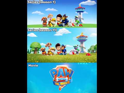 Paw Patrol Theme Song Comparison🐾✨ // #fypシ゚ #pawpatrol #puppy #4k #shorts