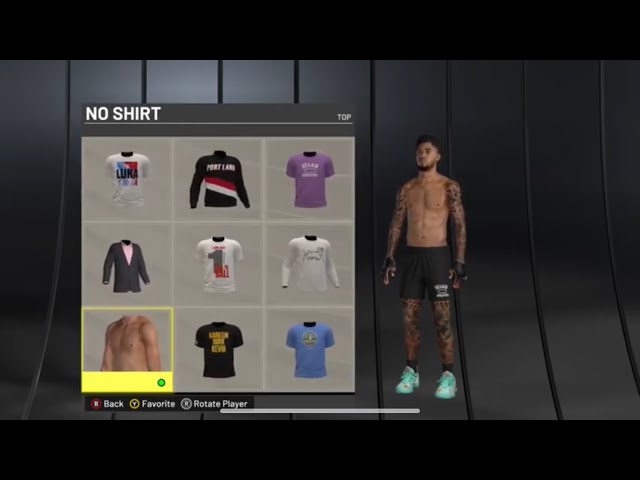 How to Go Shirtless in NBA 2K22 (Current Gen)