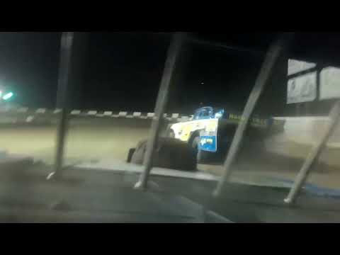 08/31/24 in car view # 77 Josh Nelms Street Stock heat and main event @ Swainsboro Raceway - dirt track racing video image