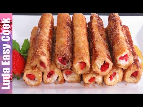 ИДЕЯ для ЗАВТРАКА вкусные ФРАНЦУЗСКИЕ ТОСТЫ с КЛУБНИКОЙ - French Toast strawberry Pan Recipe - UCwZ6TJuh2PsR83k5PkkQx4A