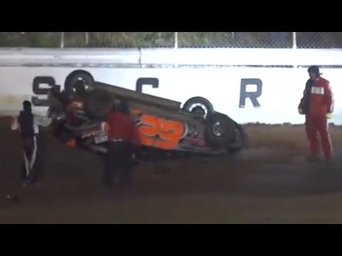 $18,000-To-Win Compact Feature at Screven Motor Speedway - dirt track racing video image