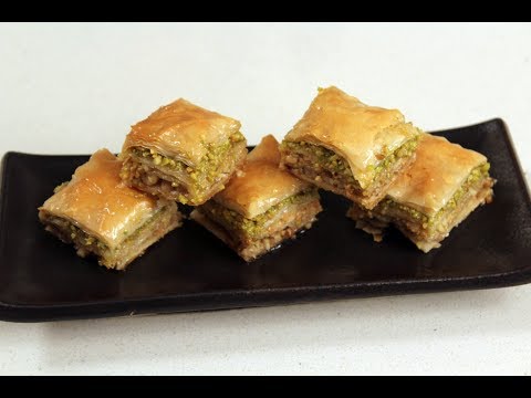 Baklava | Middle Eastern Dessert | Sanjeev Kapoor Khazana - UCmoX4QULJ9MB00xW4coMiOw