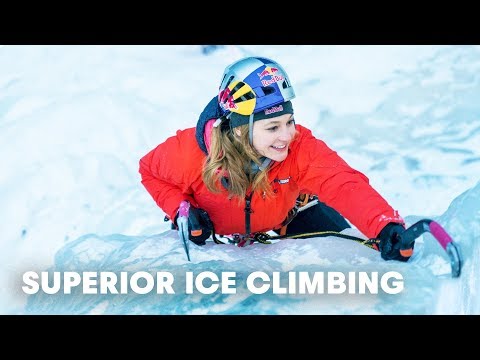 The Sound of an Ice Axe | Superior Ice Climbing: Episode 2 - UCblfuW_4rakIf2h6aqANefA