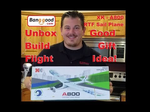 XK A800 - Micro RC Sail Plane - Unbox, Build, and Windy Maiden - UCVumEMd8O4mN1VwOPwVcLuA