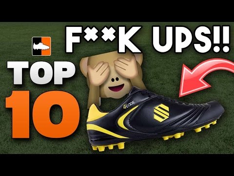 Top 10 Football Boot F*** Ups!! - UCs7sNio5rN3RvWuvKvc4Xtg