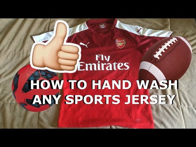 How to Wash Sports Jerseys the Right Way