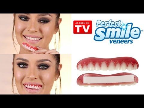 Trying On $14 Veneers! Review and Demo - As Seen on TV! - UCLFW3EKD2My9swWH4eTLaYw