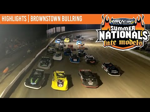DIRTcar Summer Nationals Late Models | Brownstown Bullring | June 23, 2023 | HIGHLIGHTS - dirt track racing video image