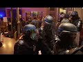 evacuation bar par la police pendant PSG-Bayern