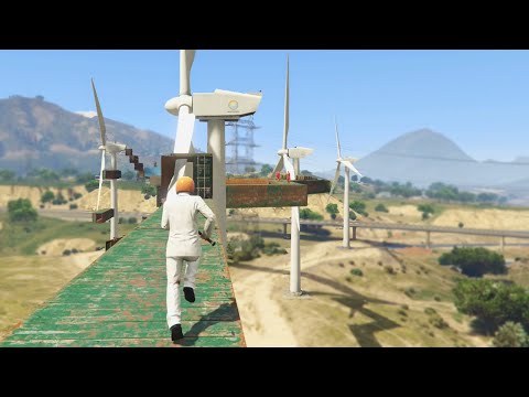 Extreme Windmill Parkour Race (GTA 5 Funny Moments) - UCfLuMSIDmeWRYpuCQL0OJ6A