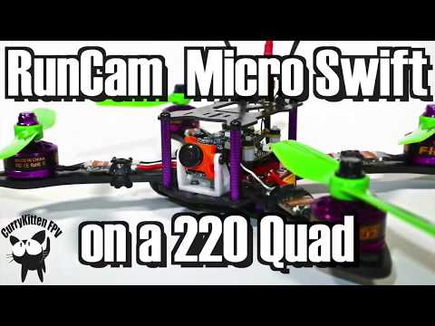 FPV Reviews: RunCam Micro Swift testing on a 220-sized quad - UCcrr5rcI6WVv7uxAkGej9_g