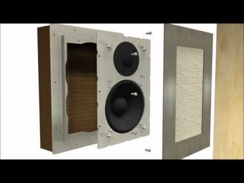Diffusori Garvan a incasso filo muro - Flush mount in-wall speakers for brick concrete walls