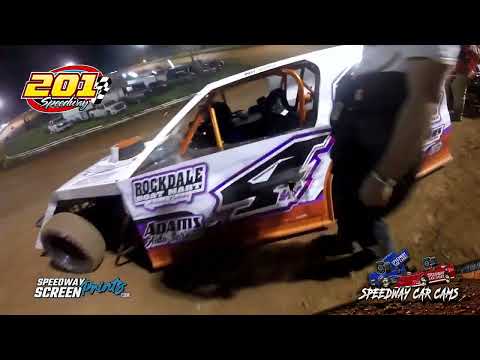 #4W Dave Walter - UMP - 201 Speedway 8-2-25 In-Car-Camera - dirt track racing video image