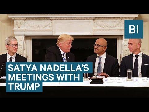 Microsoft CEO Satya Nadella on his meetings with President Trump - UCcyq283he07B7_KUX07mmtA