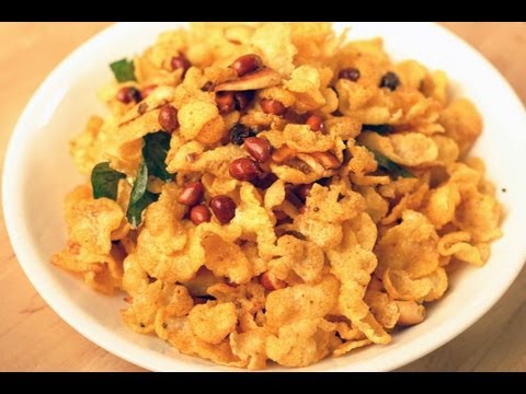 Cornflakes Chivda (Snack Recipe with Corn Flakes) | Chef Dilpreet | Sanjeev Kapoor Khazana - UCmoX4QULJ9MB00xW4coMiOw