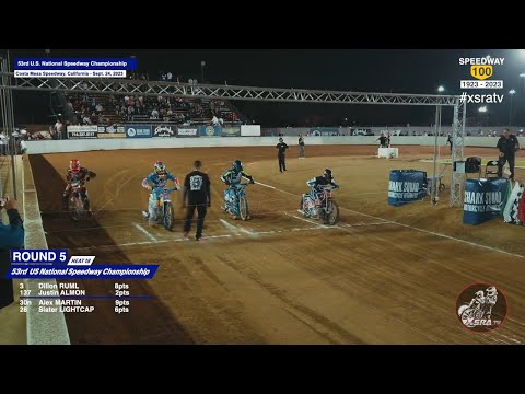 Lightcap Advances to the Semis! Heat 18! 53rd US National Speedway Champs #fypracing #xsratv - dirt track racing video image