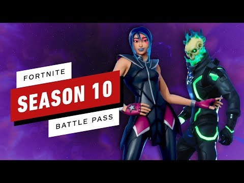 All Fortnite Season 10 Battle Pass Items (Skins, Outfits, Emotes) - UCKy1dAqELo0zrOtPkf0eTMw