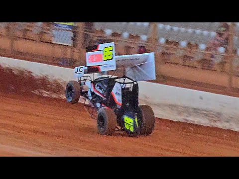 Baypark Speedway - Sprintcars ft 97A Shane Van Gisbergen - 30/12/24 - dirt track racing video image