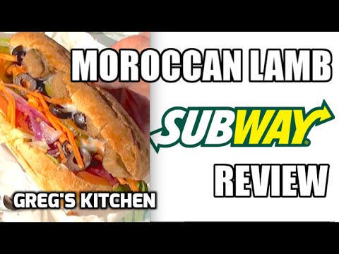 SUBWAY MOROCCAN LAMB SUB REVIEW - Greg's Kitchen - UCGXHiIMcPZ9IQNwmJOv12dQ