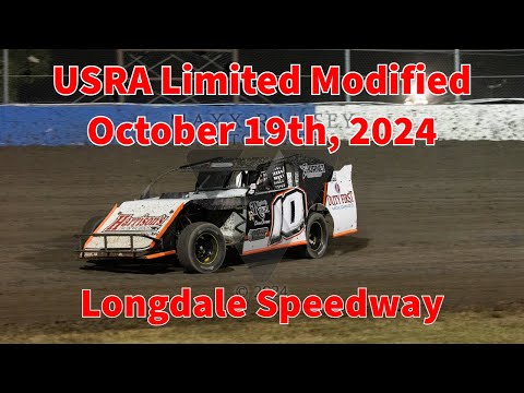 Longdale Speedway USRA Limited Modified 10/19/24 #10 Alex Wiens GoPro - dirt track racing video image