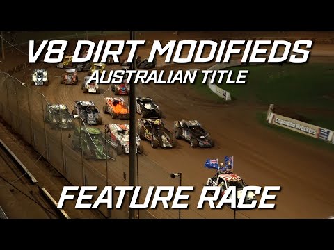 V8 Dirt Modifieds: Australian Title - A-Main - Archerfield Speedway - 22.01.2022 - dirt track racing video image
