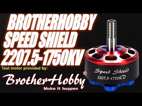 BrotherHobby Speed Shield 2207.5-1750KV 6S Thrust Tests & Overview - UCV57o-UZ3ny_pn5uZTOO5oQ