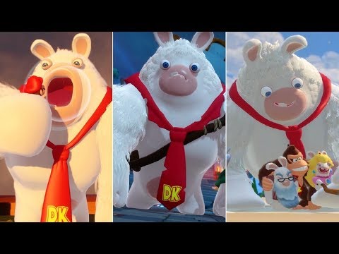 All Rabbid Kong Boss Fights in Mario + Rabbids Kingdom Battle - UCg_j7kndWLFZEg4yCqUWPCA