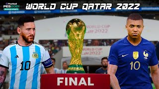 ARGENTINA vs. FRANCE [3-3] - Pen. (4:2) | FINAL - World Cup Qatar 2022 | Full Match - Gameplay