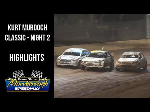 Kurt Murdoch Classic - Night 2 - Highlights - Maryborough Speedway - 1/1/2023 - dirt track racing video image