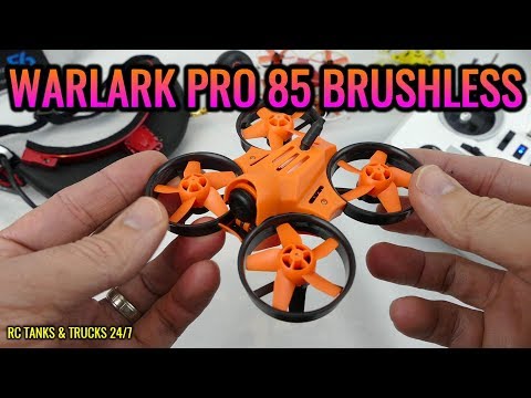 WARLARK PRO 85 Brushless Micro FPV Racing Drone BNF & Taranis Q X7 - FULL REVIEW - UC1JRbSw-V1TgKF6JPovFfpA