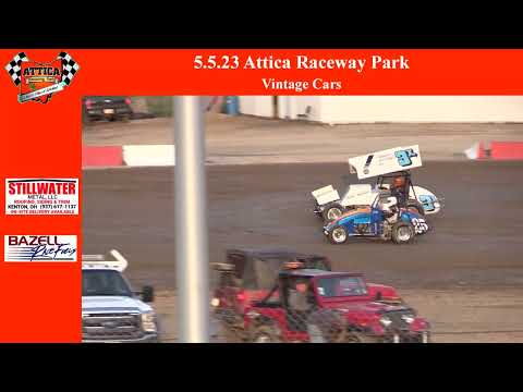 May 5th 2023 | Attica Raceway Park | Vintage Cars - dirt track racing video image
