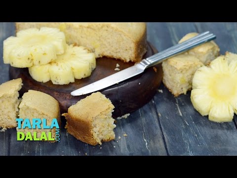 Pineapple Sponge Cake by Tarla Dalal - UCYRRwNWXxCKFaVjFuXo1I8Q