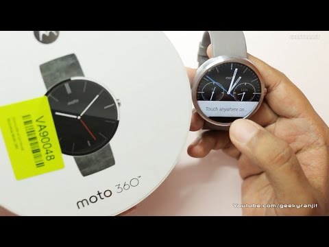 Moto 360 Smartwatch (Android Wear) Unboxing & Setup - UCO2WJZKQoDW4Te6NHx4KfTg