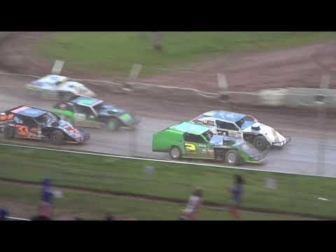 Midwest Modified Feature - Cedar Lake Speedway 06/08/2024 - dirt track racing video image