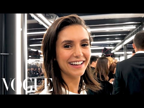 Nina Dobrev Gets Ready for the Louis Vuitton Fashion Show | Vogue - UCRXiA3h1no_PFkb1JCP0yMA