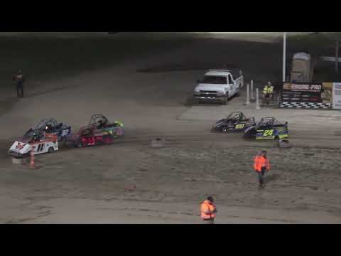 Mini Wedge 6-9 A-Feature at Crystal Motor Speedway, Michigan on 06-04-2022!! - dirt track racing video image